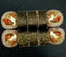 Кимпаб с лососем