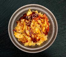 Тяхан с курицей