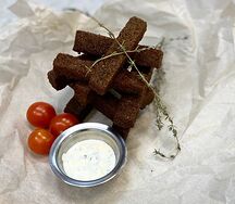 Гренки чесночные