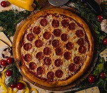 Пепперони с грибами