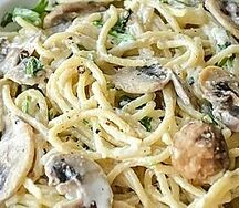 Паста Курица с грибами 