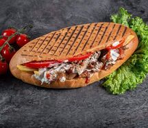 Шаурма Курица с грибами в булочке