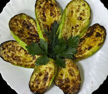 Кабачки на углях