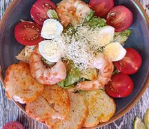 Цезарь с креветками