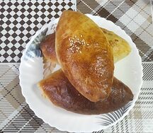 Пирожок с картошкой и грибами