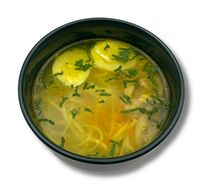 Суп лапша с курицей
