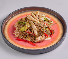 Гречневая лапша с курицей