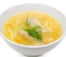 Суп с курицей и лапшой 