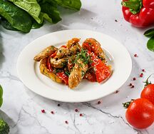 Фрикасе из овощей и курицы