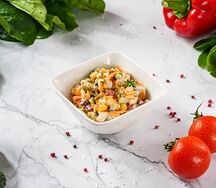 Салат с фасолью