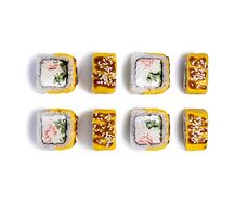 Запечённый ролл Ямайка с крабом