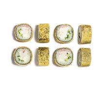 Жареный ролл с крабом