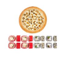 Комбо Пицца и 2 ролла