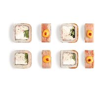 Запечённый ролл Гурман с крабом