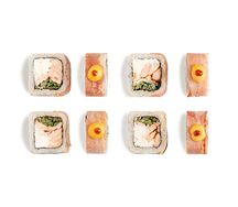 Запечённый ролл Гурман с креветкой