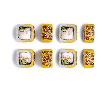 Запечённый ролл Ямайка с креветкой