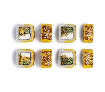 Запечённый ролл Ямайка с мидиями