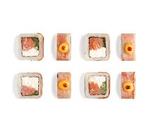 Запечённый ролл Гурман с лососем