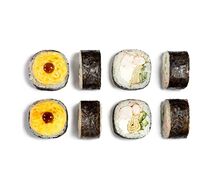 Запечённый ролл Мидори с креветкой