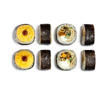 Запечённый ролл Мидори с мидиями