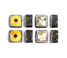 Запечённый ролл Смак с креветкой