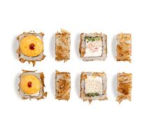 Запечённый ролл Аширо с крабом