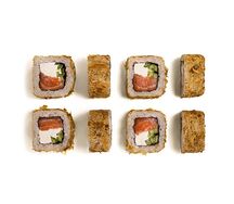 Ролл Цунами с лососем 