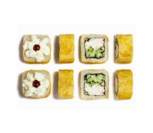 Жареный ролл Фишка с крабом