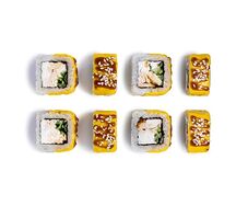 Запечённый ролл Ямайка с курицей