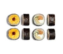 Запечённый ролл Мидори с лососем