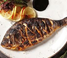 Дорадо на мангале