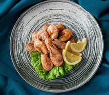 Креветки северные жареные