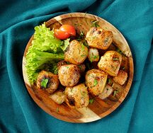 Картофель с салом