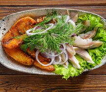 Сельдь с картофелем