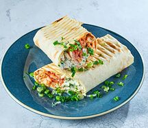 Шашлык в лаваше с куриной грудкой