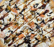 Пицца с морепродуктами
