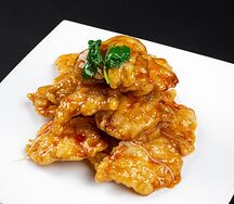 В07 Хрустящее куриное филе в кляре с кинзой