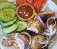 Шашлык из свиной шеи