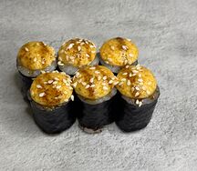 Запеченные мини-роллы под спайси-соусом