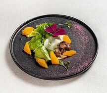 Салат с печенью цыпленка