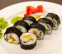 Футомаки с креветкой 