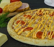 Пицца Сырный цыпленок M