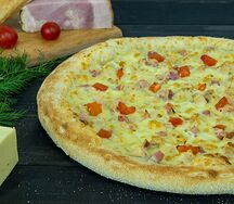Пицца сливочный цыпленок