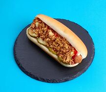 Хот-дог классический с охотничьей колбаской