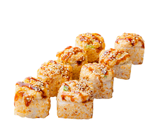 Запеченный ролл с курицей