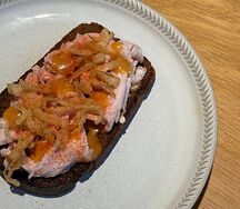 Смореброд с индейкой