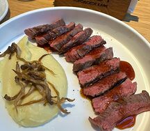 Фланк с картофельным пюре