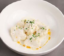 Цветная капуста в сливочном соусе с трюфельным маслом