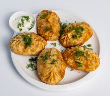 Манты жареные