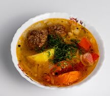 Суп с фрикадельками